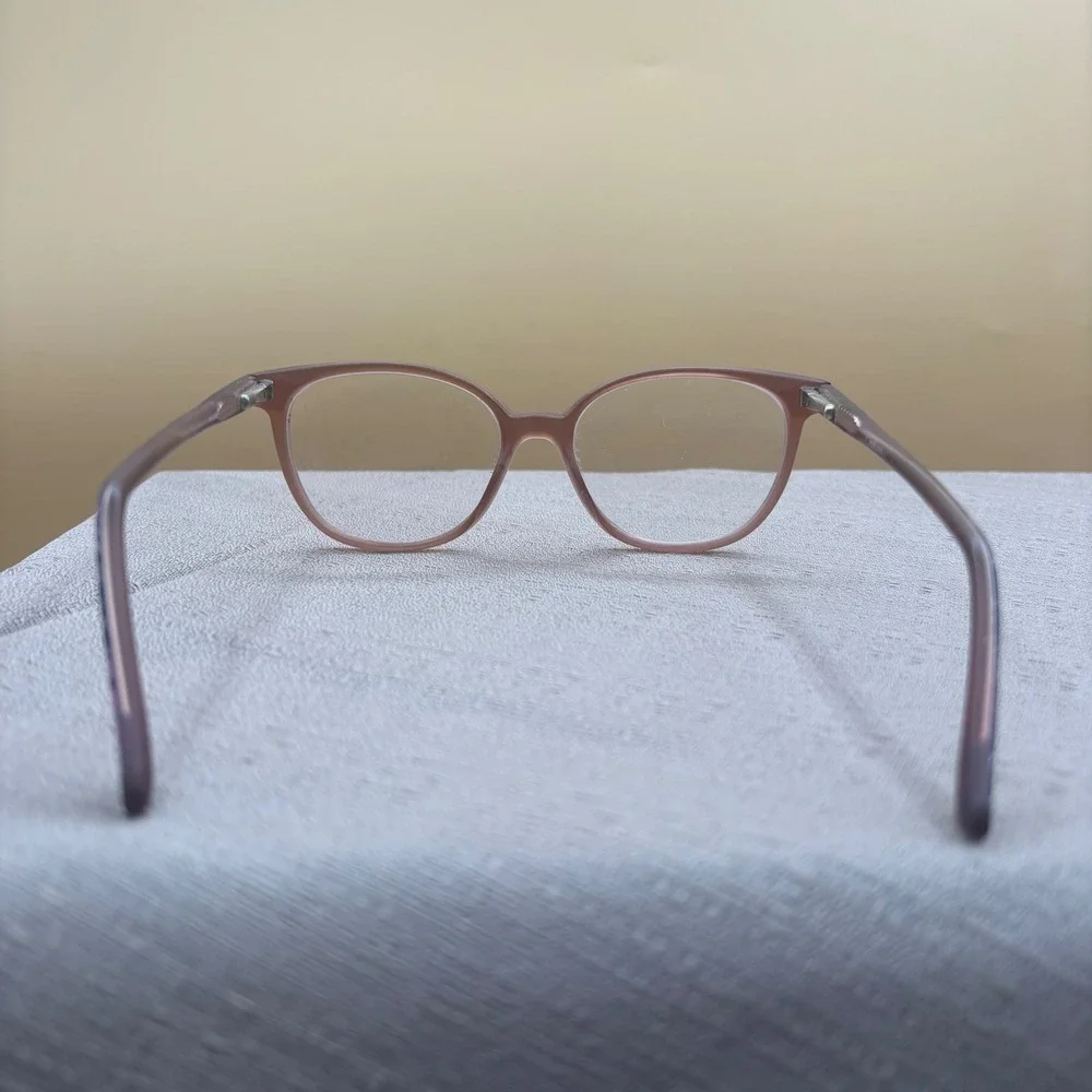 Enhance Rose Eyeglass Frames Women Medium Mauve Pink Excellent Dark Academia